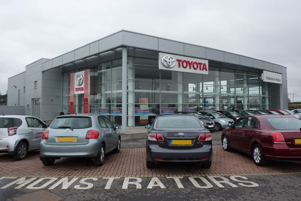 M E Crowe-built Toyota dealership showroom, Northern Ireland